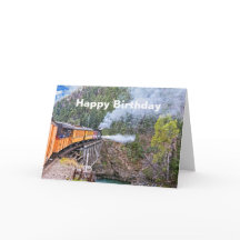 Durango & Silverton Eisenbahn-Lokomotive auf Brück