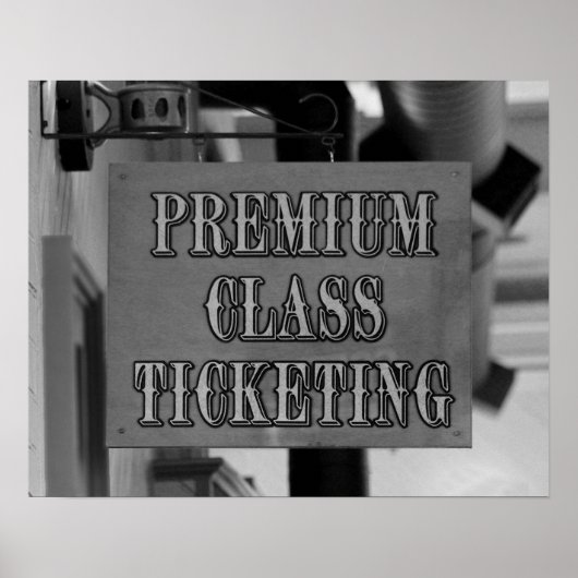 Durango & Silverton Eisenbahn Ticketing Zeichen B/ Poster (Vorne)