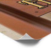 Durango & Silverton Eisenbahn Ticketing Zeichen Poster (Ecke)