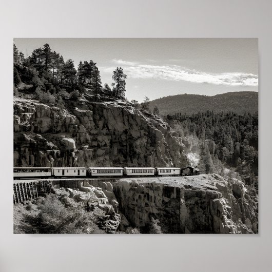 Durango Silverton Eisenbahn Zug Poster (Vorne)
