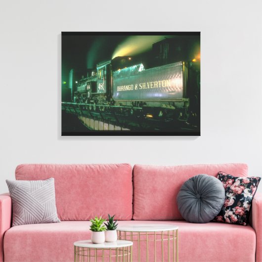 Durango & Silverton No_Steam Trains Leinwanddruck (Insitu (Wohnzimmer))