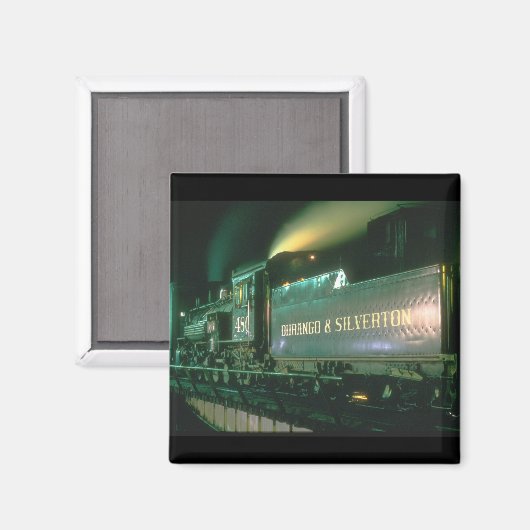 Durango & Silverton No_Steam Trains Magnet (Vorderseite/Rückseite)