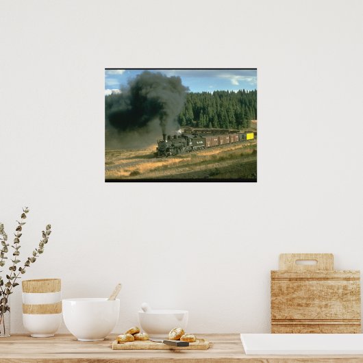 Durango & Silverton Nr. 480_Dampfzüge Poster (Küche)
