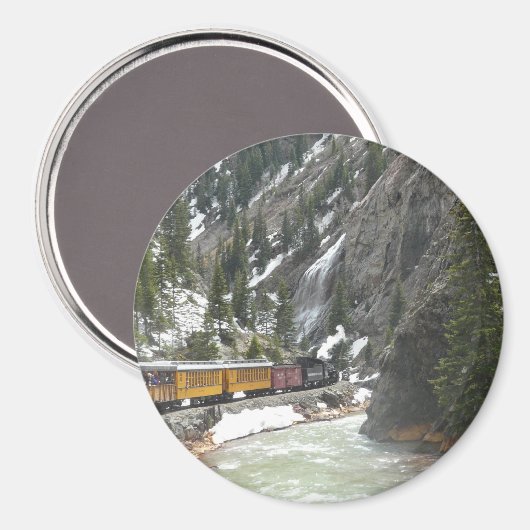 Durango Silverton Train Magnet (Vorderseite/Rückseite)
