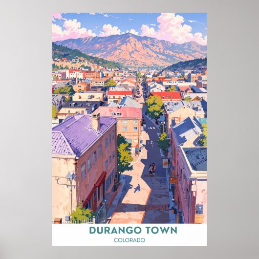 Durango Town - Colorado Poster (Vorne)