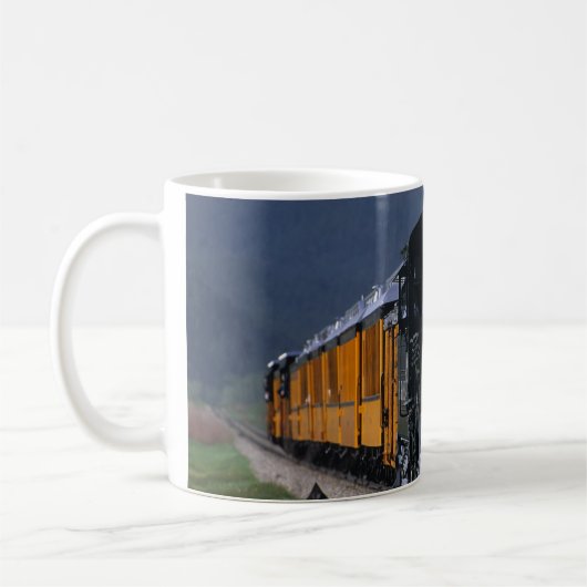 Durango und Silverton, Dampf-Zug-Tasse Kaffeetasse (Links)