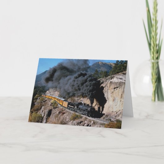 Durango und Silverton Eisenbahn, Nr. 481, BärCree Karte (Vorderseite)