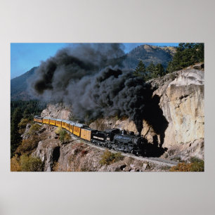 Durango und Silverton Railroad, Nr. 481, Bärenkreb Poster