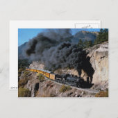 Durango und Silverton Railroad, Nr. 481, Bärenkreb Postkarte (Vorne/Hinten)