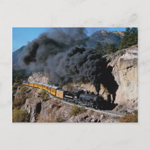 Durango und Silverton Railroad, Nr. 481, Bärenkreb Postkarte