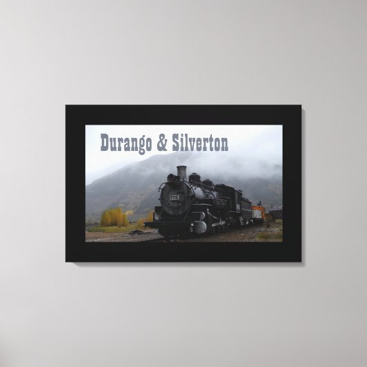 Durango und Silverton Train Leinwanddruck (Vorderseite)