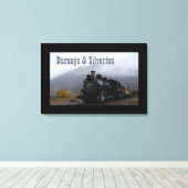 Durango und Silverton Train Leinwanddruck (Insitu (Holzboden))