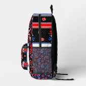 Durant Lions - Golf floral Bedruckter Rucksack (Rechts)