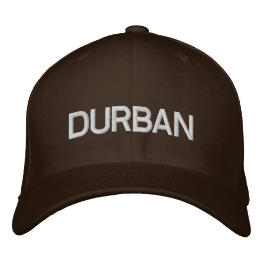 Durban Cap Bestickte Baseballkappe (Vorderseite)
