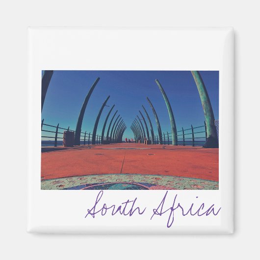 Durban Pier Ocean South Africa Magnet (Vorne)
