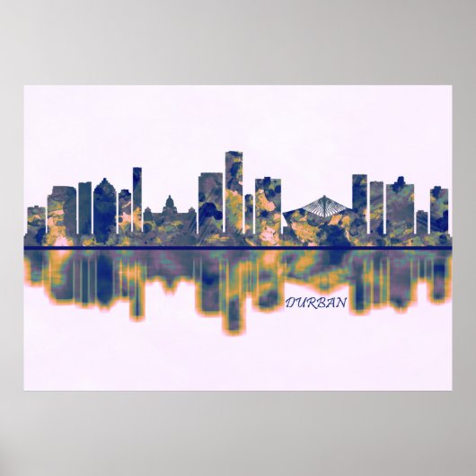 Durban Skyline Poster (Vorne)