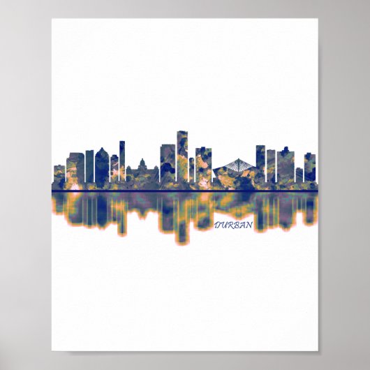 Durban Skyline Poster (Vorne)