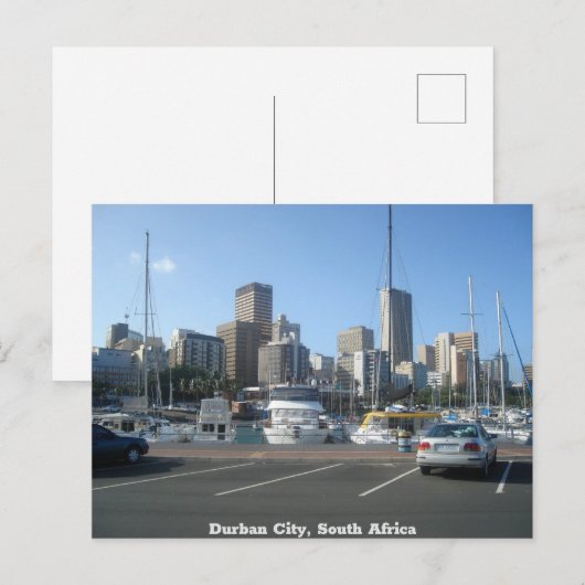 Durban, Südafrika Postkarte (Vorne/Hinten)