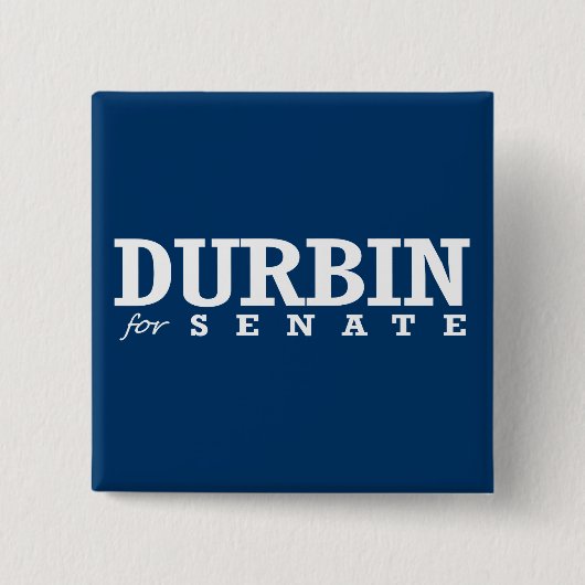 DURBIN FÜR SENAT 2014 BUTTON (Vorderseite)