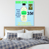 Durbins interne Liniierung Leinwanddruck (Insitu (Schlafzimmer))
