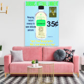 Durbins interne Liniierung Leinwanddruck (Insitu (Wohnzimmer))
