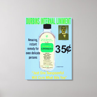 Durbins interne Liniierung Leinwanddruck