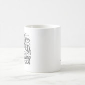 Durch alles leicht ablenkbar Personalisierter Name Kaffeetasse (Mittel)