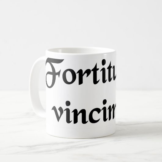 Durch Ausdauer erobern wir Kaffeetasse (Vorderseite Links)