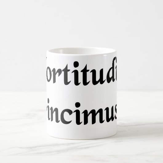 Durch Ausdauer erobern wir Kaffeetasse (Mittel)