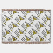 DURCH BLANKET - MEDIUM oder SELTENE MARTINI OLIVES Decke (Vorderseite)