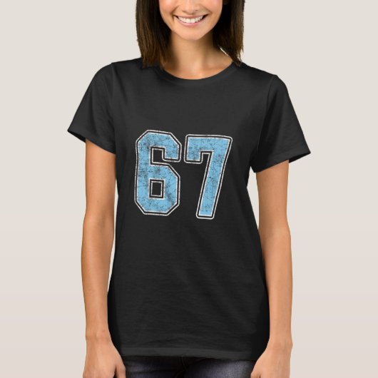 Durch Blue 67 Six Seven Meme  T-Shirt (Vorderseite)