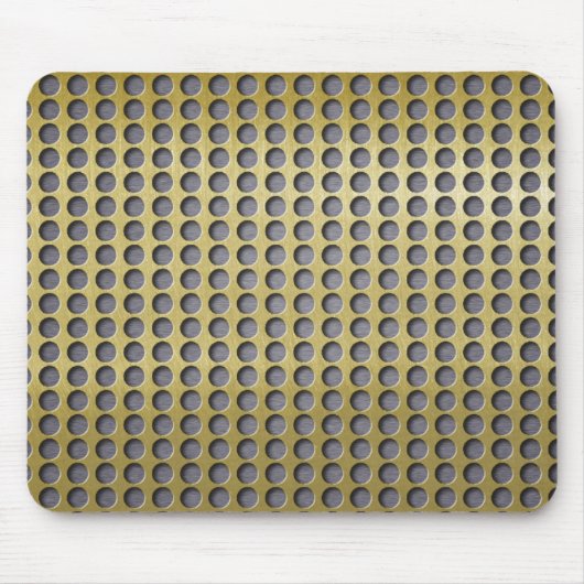 Durch Brushed Brass sehen Mousepad (Vorne)