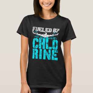 Durch Chlor angetriebener Schwimmer Schwimmbad T-Shirt