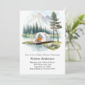 Durch das Abenteuer "Woods" erwartet die Baby-Dusc Einladung (Stehend Vorderseite)