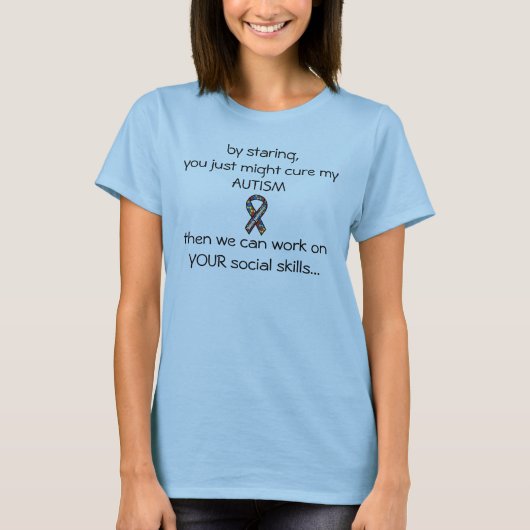 Durch das Anstarren T-Shirt (Vorderseite)