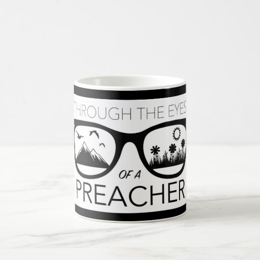 Durch das Auge einer Prediger-Kaffee-Tasse Kaffeetasse (Mittel)