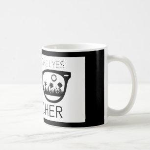 Durch das Auge einer Prediger-Kaffee-Tasse Kaffeetasse