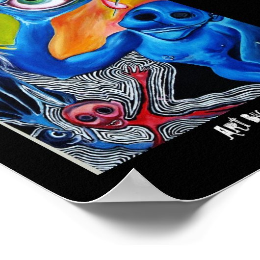 Durch das Auge eines Trippers Poster (Ecke)