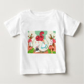 Durch das aussehende Glas Baby T-shirt (Vorderseite)