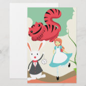 Durch das aussehende Glas Briefpapier (Vorne/Hinten)