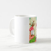 Durch das aussehende Glas Kaffeetasse (Vorderseite Links)