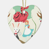 Durch das aussehende Glas Keramik Ornament (Links)