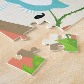 Durch das aussehende Glas Puzzle (Seite)