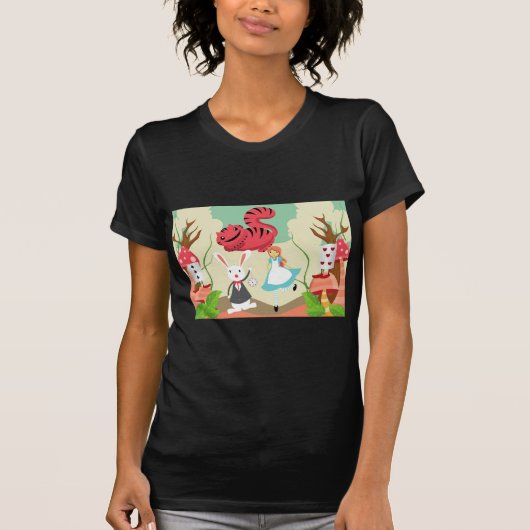 Durch das aussehende Glas T-Shirt (Vorderseite)