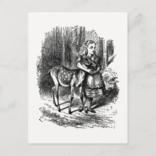 Durch das Blickfeld - Alice und der Vater Postkarte