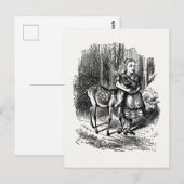 Durch das Blickfeld - Alice und der Vater Postkarte (Vorne/Hinten)