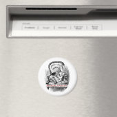 Durch das Blickfeld - Design #2 Magnet (In Situ (Geschirrspüler))