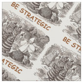 Durch das Blickglas strategisch sein Stoff (Nahaufnahme)