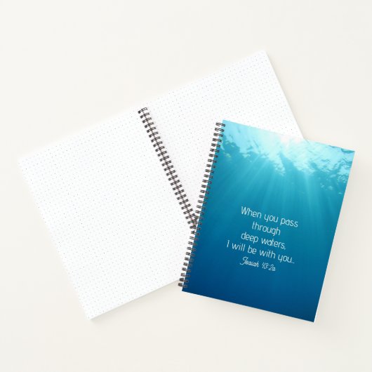 Durch das "Deep Waters Prayer Journal" Notizblock (Innenseite)