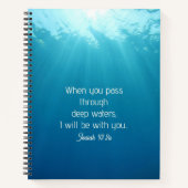 Durch das "Deep Waters Prayer Journal" Notizblock (Vorderseite)